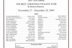 The Best Christmas Pageant Ever Dec 2009