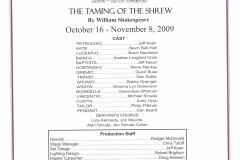The Taming of the Shrew Oct. 2009